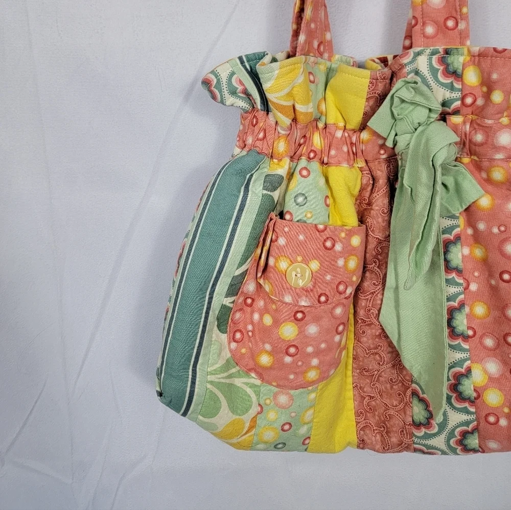 OS Patchwork Homemade Bag - Picture 2 of 7
